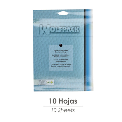 Lixa de água de grão 180 (pacote com 10 folhas)