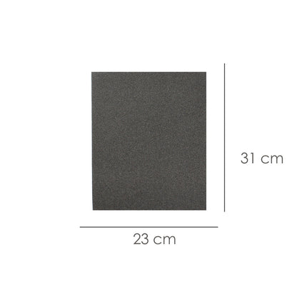 Lixa de Ferro 0 Fina (Pacote com 10 Folhas)