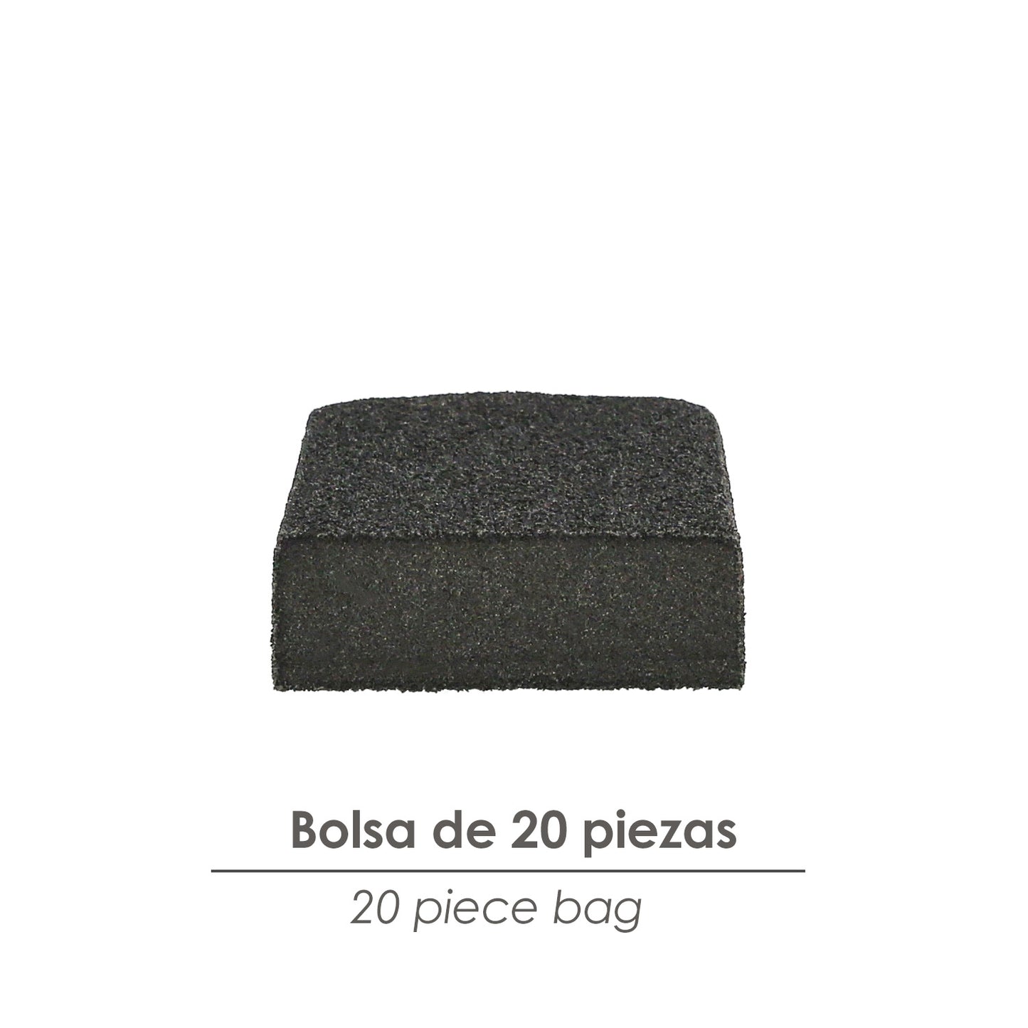 Bloco de lixa de grão grosso (saco com 20 peças)