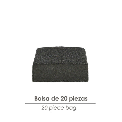 Bloco de lixa de grão grosso (saco com 20 peças)