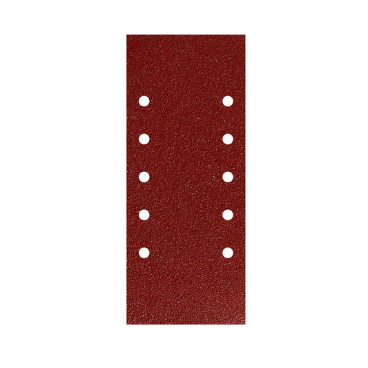Reposição Lixa Com Velcro 115x280 mm. com furos Grão 120 (10 peças)