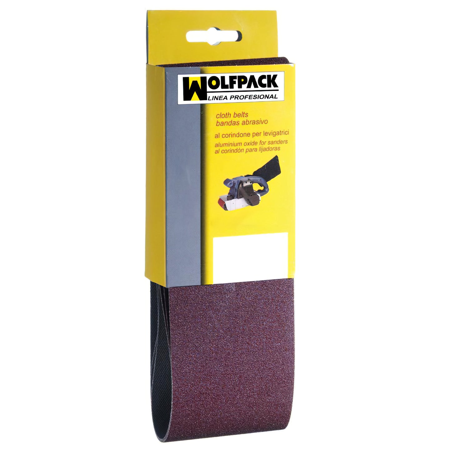 Faixa de substituição de lixa 100x914 mm. Grão 40 (3 peças)