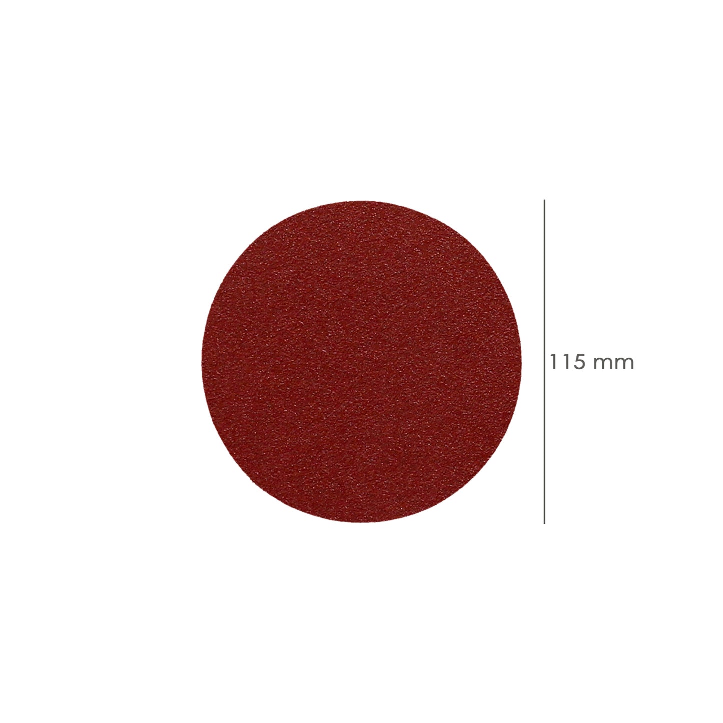 Disco de lixa de reposição com velcro Ø 125 mm. Com furos 120 grãos (10 peças)
