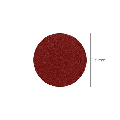 Disco de lixa de reposição com velcro Ø 125 mm. Com furos 120 grãos (10 peças)