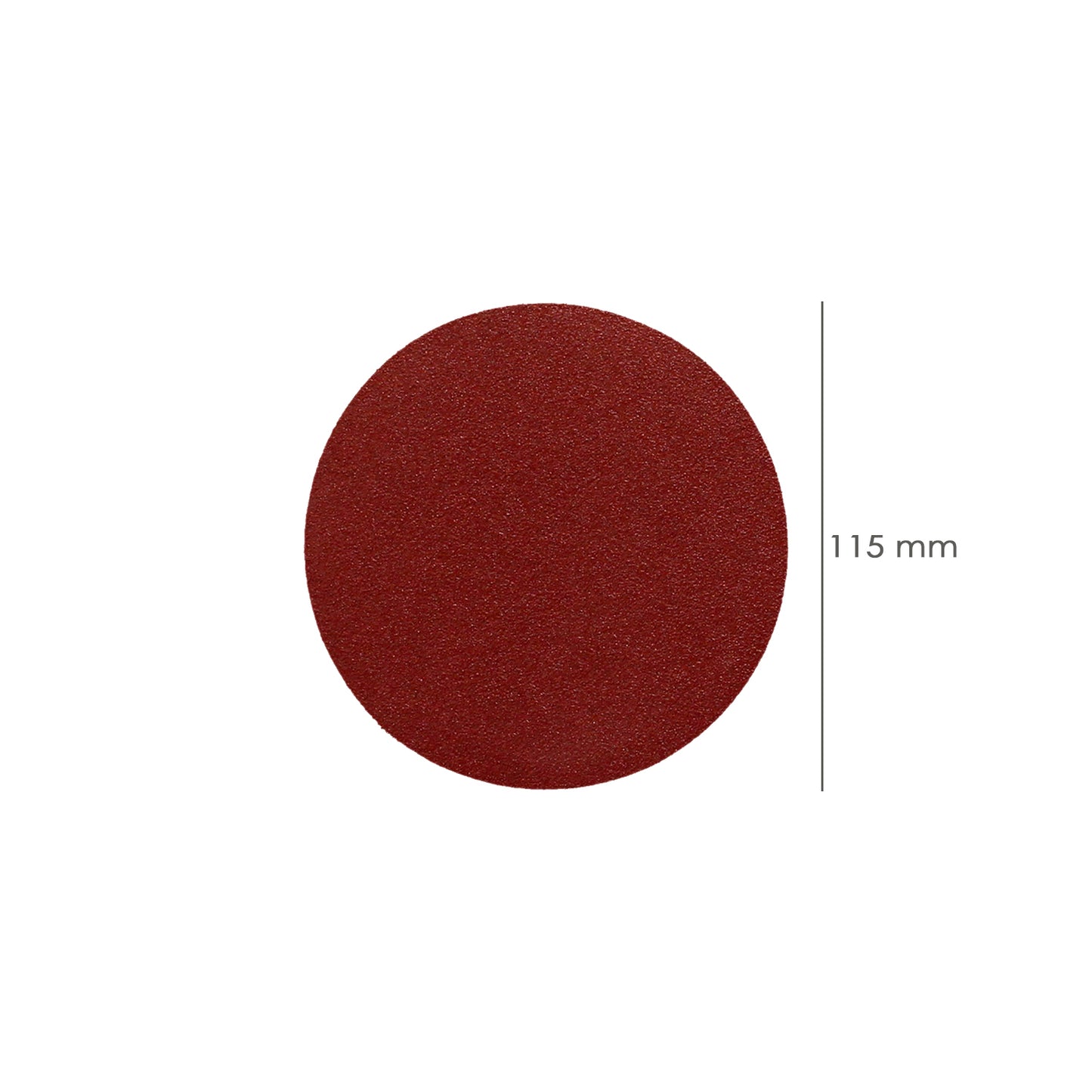 Lija Recambio Velcro Disco Ø 125 mm. Con Agujeros Grano 180 (10 Piezas)