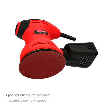 Lixa de disco de velcro de substituição Ø 125 mm. com furos grão 240 (10 peças)