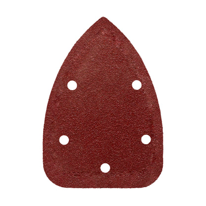 Lixa de reposição Delta Velcro 140x100 mm. Com 80 furos de grãos (10 peças)
