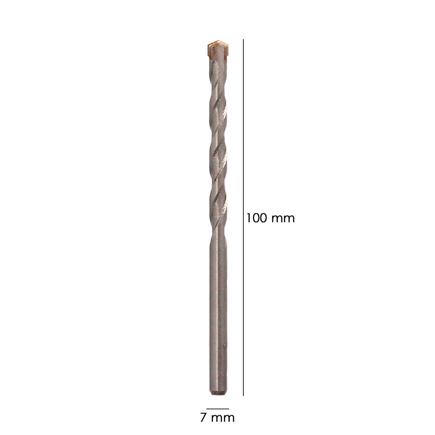 Broca Widia Piedra / Hormigón Ø 7 mm. Din 8039 Punta de Tungsteno.