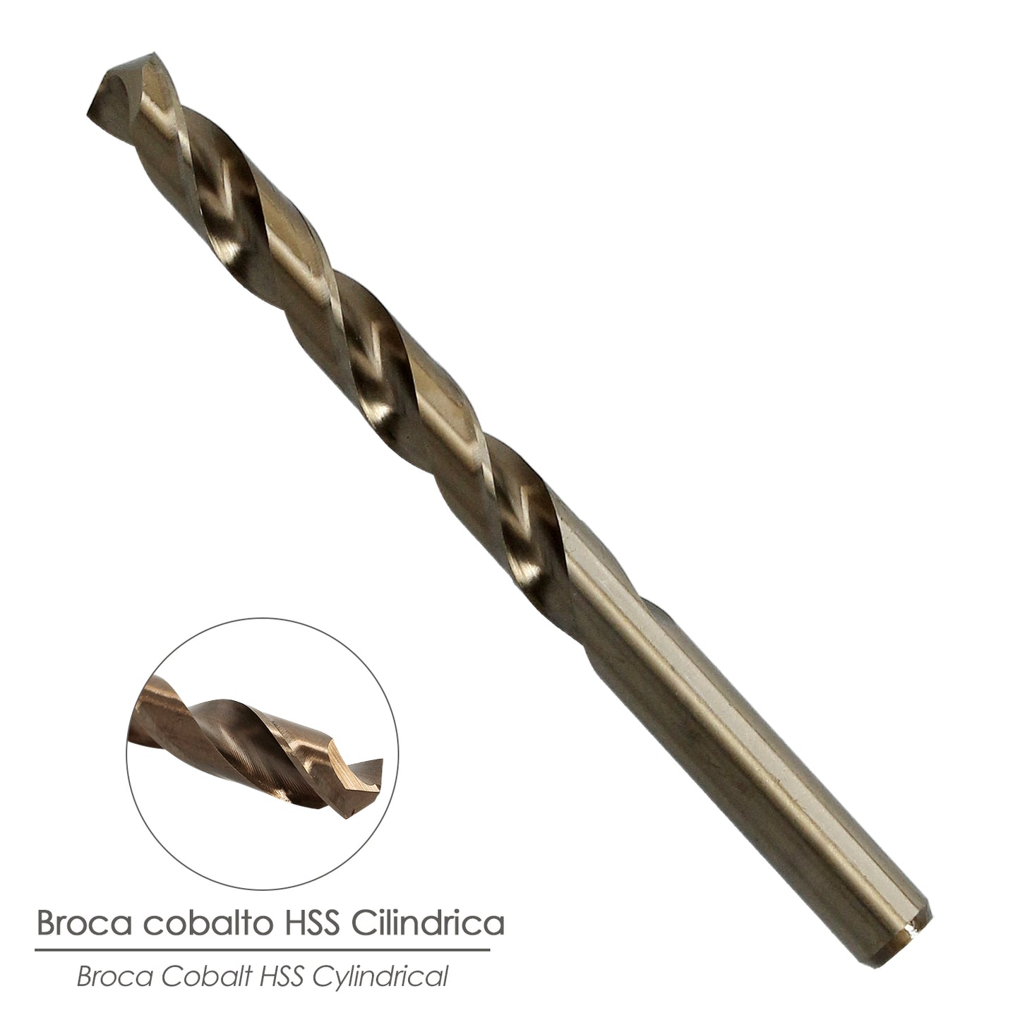 Broca Cobalto Wolfpack Hss Cilindrica 12,00 mm.