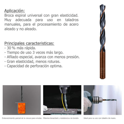 Broca Alpen Hss Sprint Master Ø 4,00 mm. (Blister 2 peças)