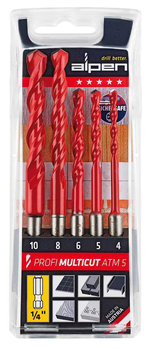 Estuche Brocas Alpen Multiusos / Universal Hexagonal   5 Piezas