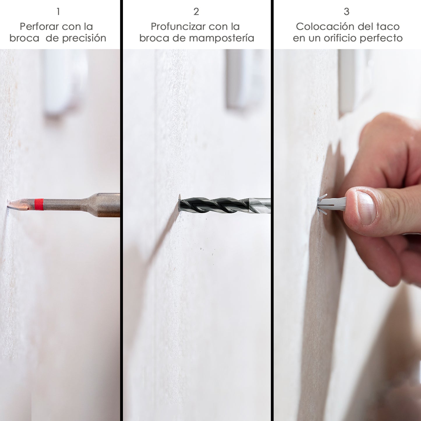 Broca Alpen para Porcelanas Muito Duras Ø 8 mm. Conjunto 2 bits. Sem refrigeração,