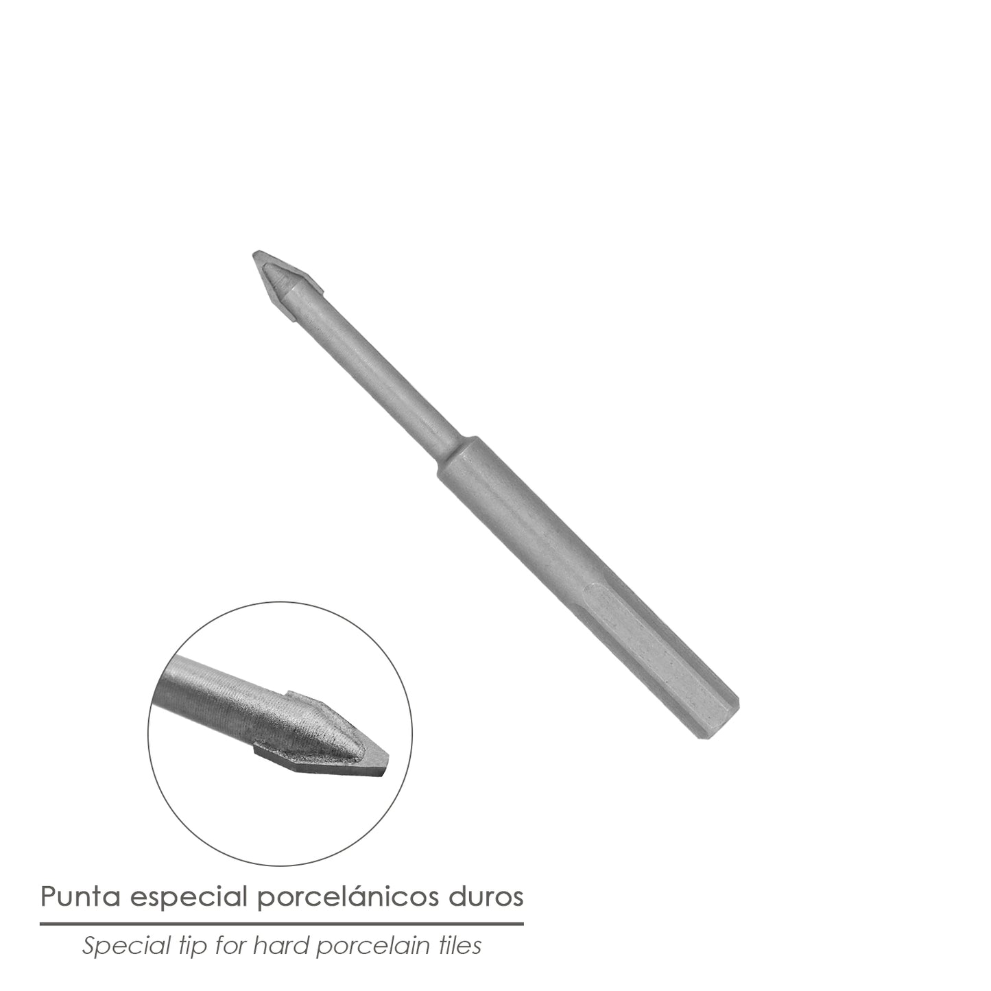 Broca Porcelanicos Duros Ø 6,0 mm.