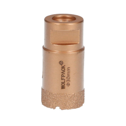 Coroa de Diamante para Rebarbadora Ø 30 mm. Conexão de rosca M14. Corte Seco