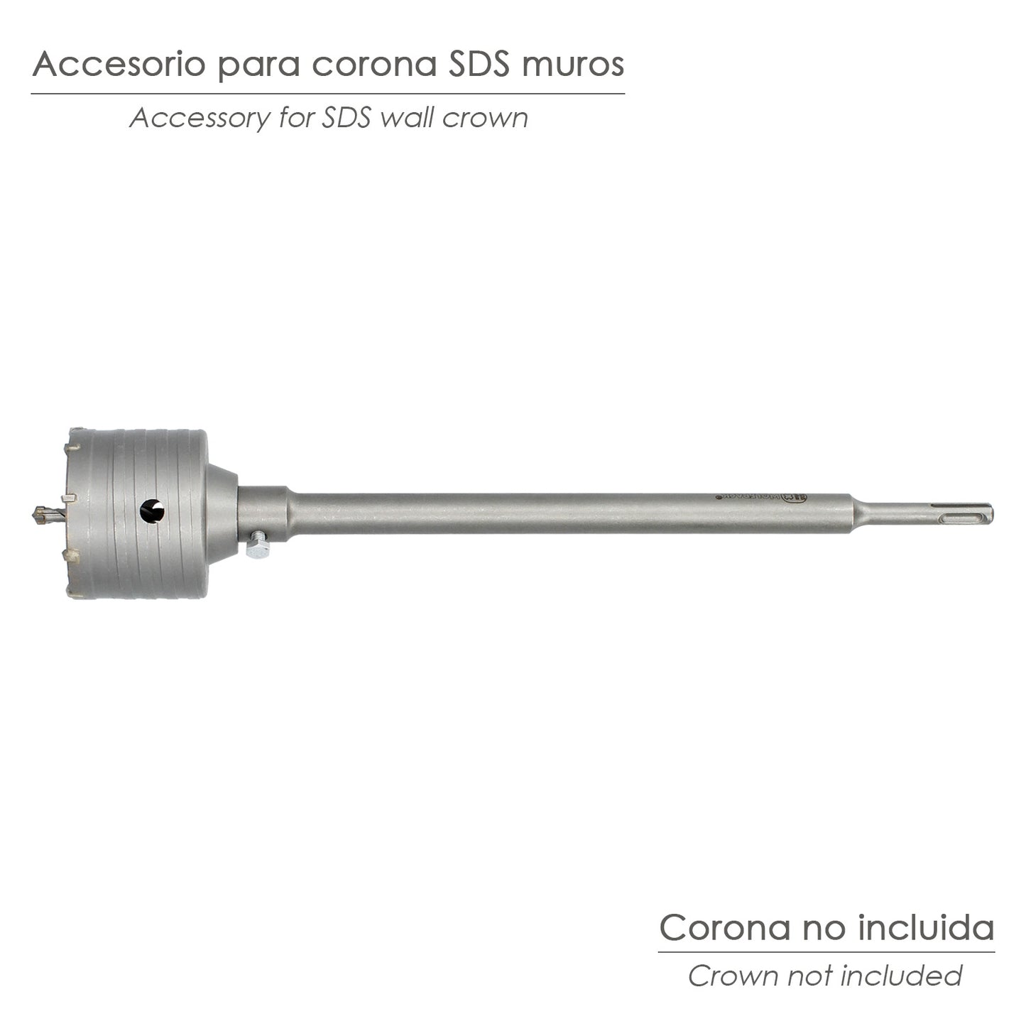 Alargadera Coronas Hormigon SDS Plus 350mm