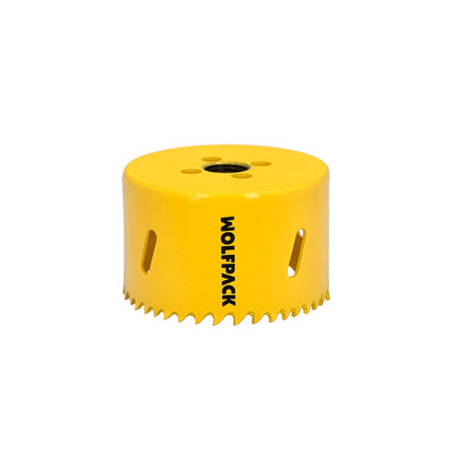 Serra de coroa bimetálica Ø 70 mm. Base Reforçada e Temperada Térmica. Coroa de madeira, furos de madeira, aço, ferro, plásticos