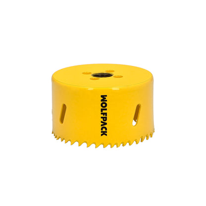 Corona Sierra Bimetal Ø 76 mm. Templado Termico, Base Reforzada. Corona Madera, Broca Agujeros Madera, Acero, Hierro, Plasticos