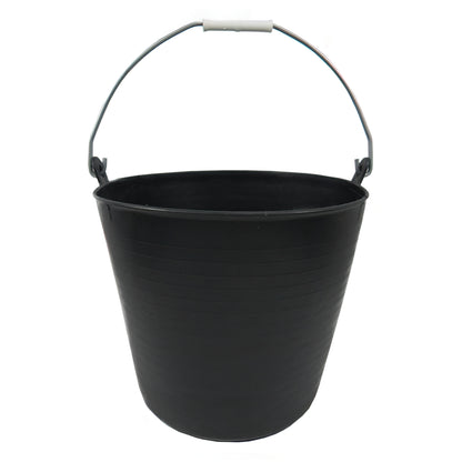Cesto Plástico Preto Uma Alça 22 Litros