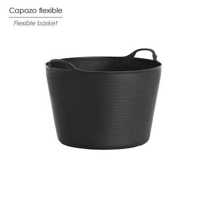 Capazo Plastico Negro Numero 42