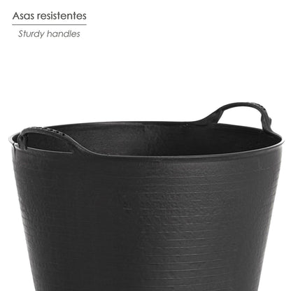 Capazo Plastico Negro Numero 42