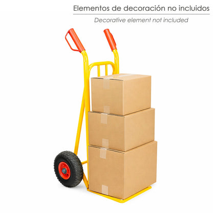 Carretilla Almacen / Sacos  Ruedas Neumaticas Llantas Plastico