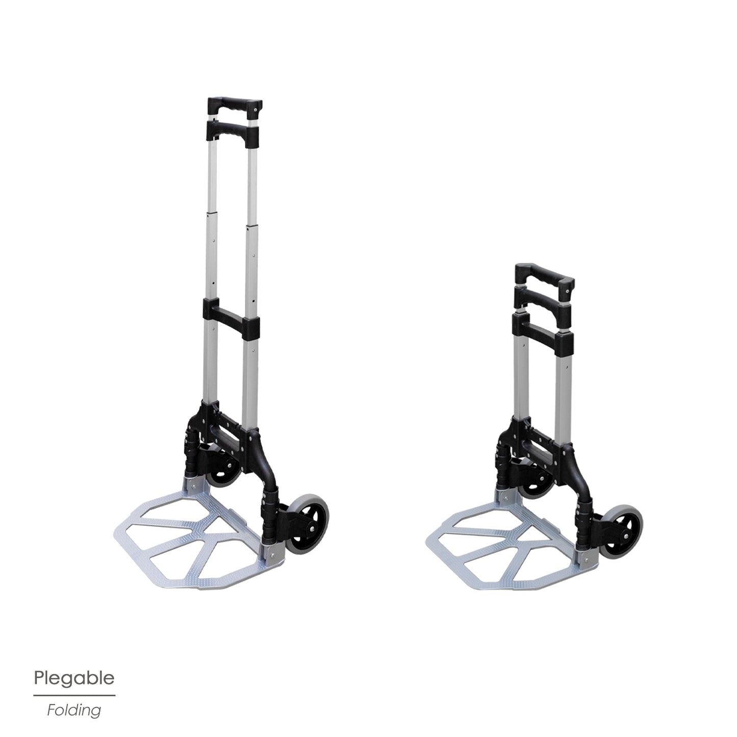 Carretilla Plegable Aluminio Portatil   60 kg.