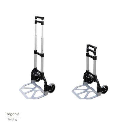 Carretilla Plegable Aluminio Portatil   60 kg.