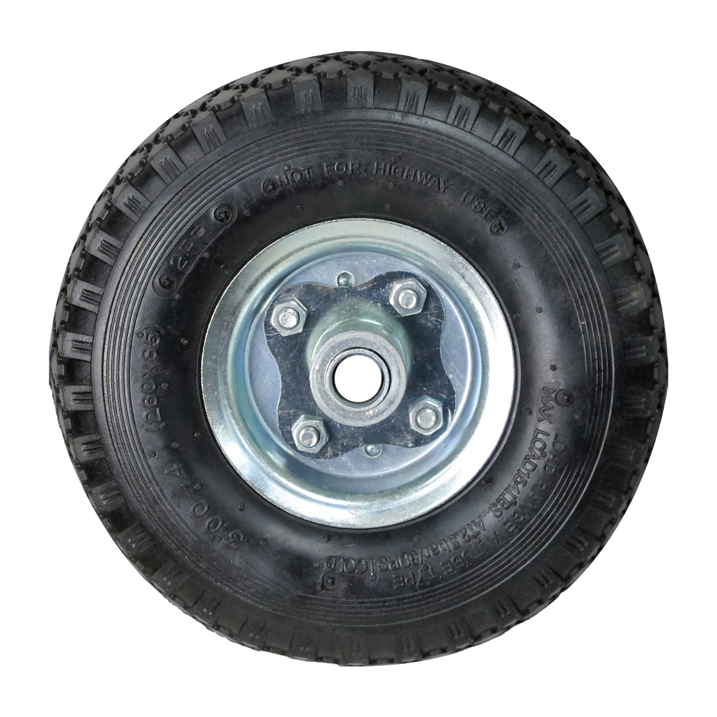 Sacos Carrinho de Mão Pneumático Aro Galvanizado Eixo Offset Ø 20 mm.