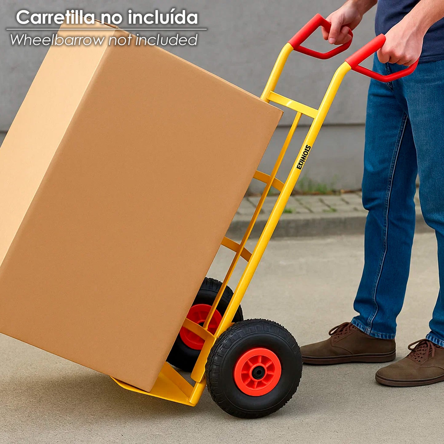 Sacos de Carrinho de Mão Borda plástica pneumática 20 mm.