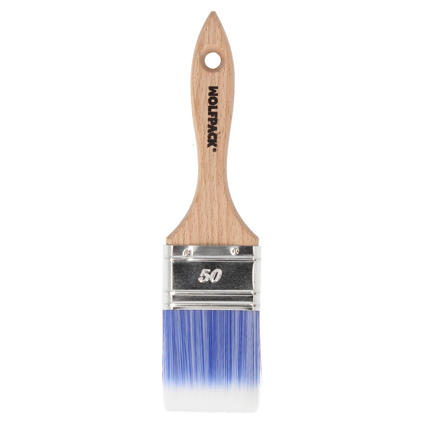 Paletina Profesional Plus Ancho 50 mm. Cerdas Sintenticas PBT, Mango Madera Haya Ergonomico, Brocha Pintor, Pincel Pintura