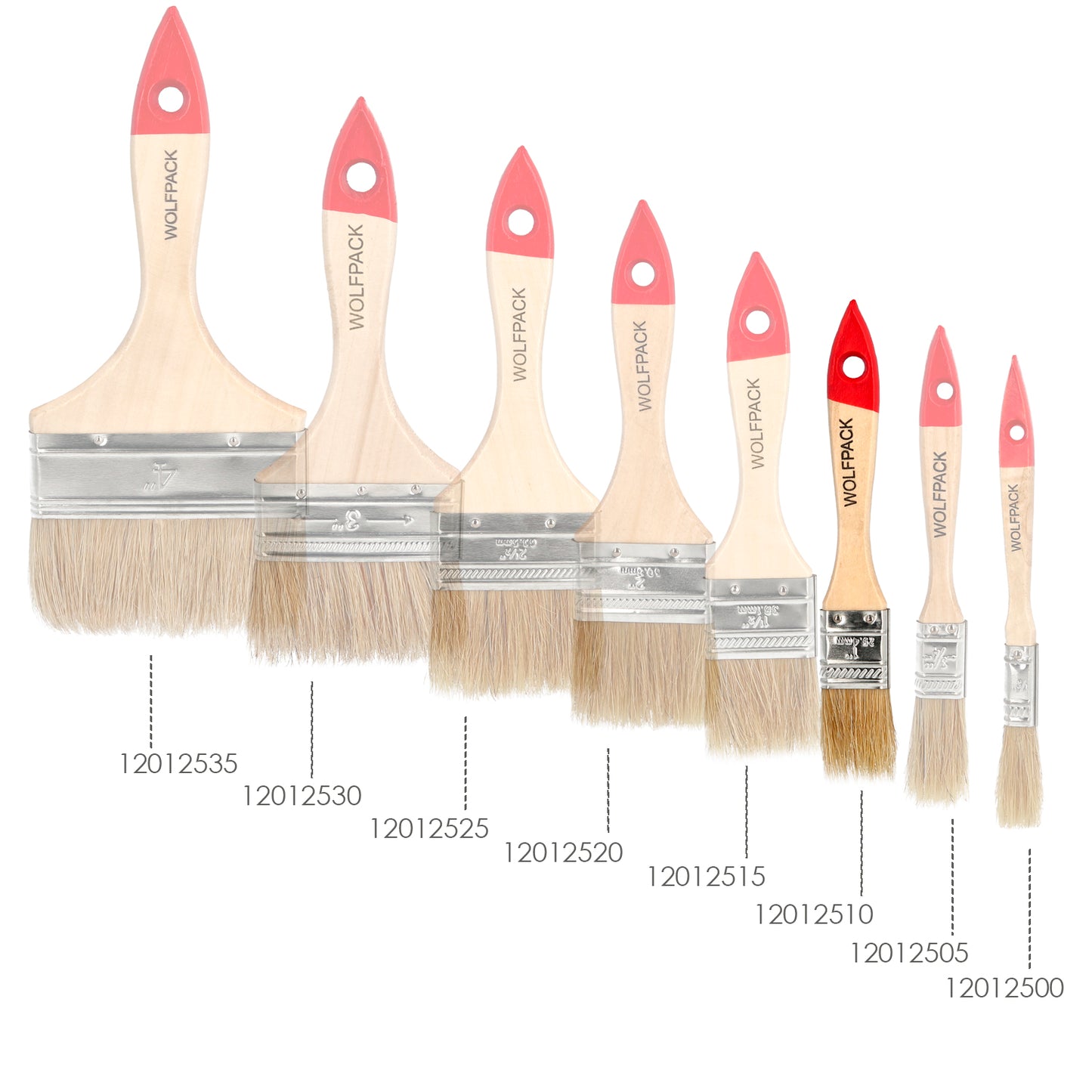 Pincel Brico Double Bristle branco nº 15 (largura das cerdas 25 mm.)