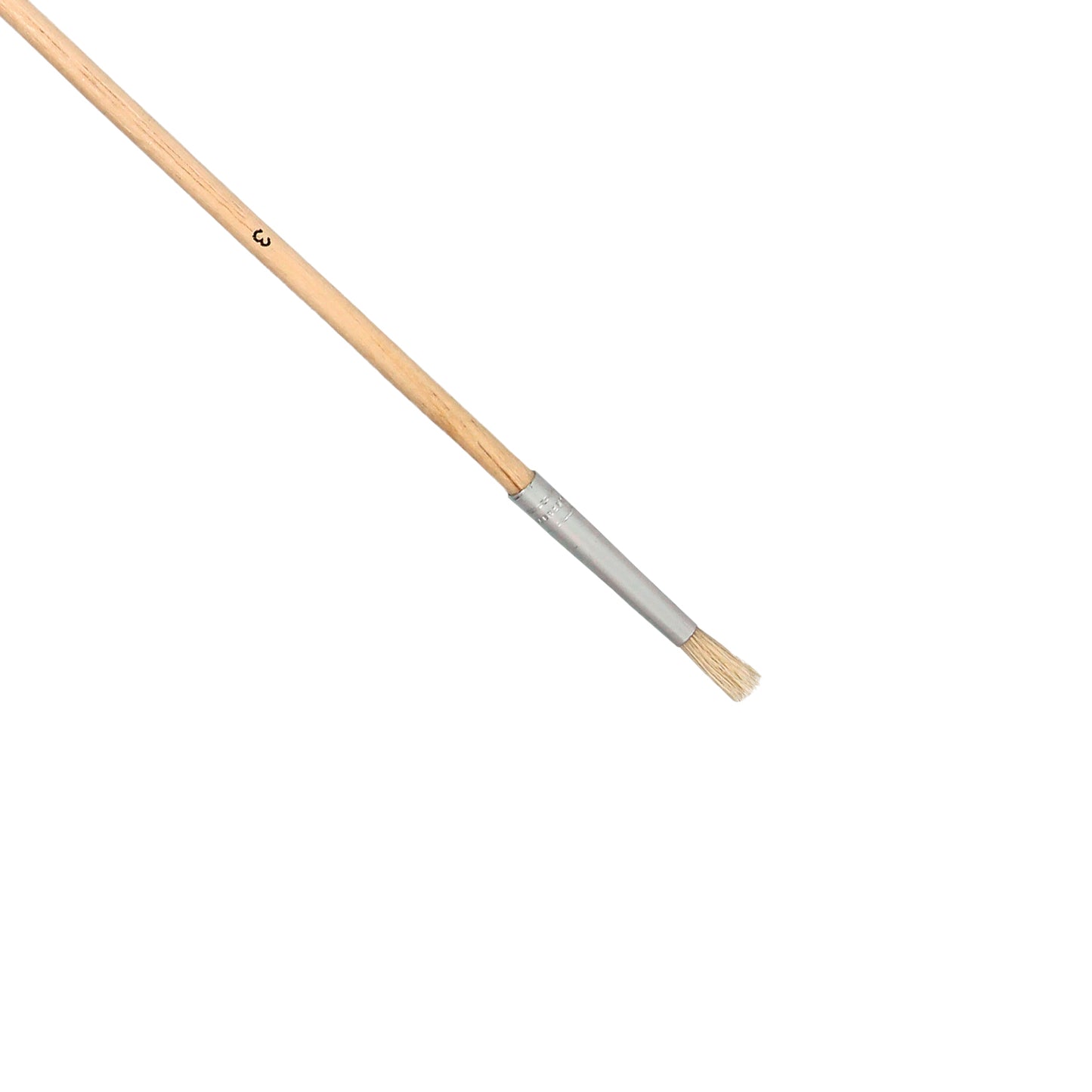 Pincel Brico Redondo de Cerdas Brancas Nº 3