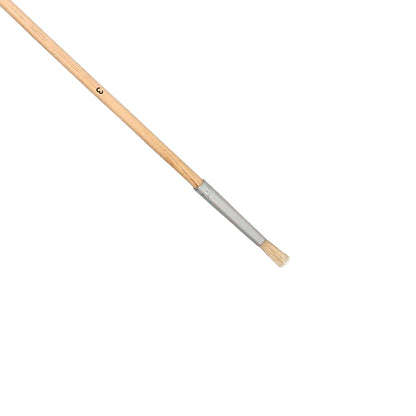 Pincel Brico Redondo de Cerdas Brancas Nº 3