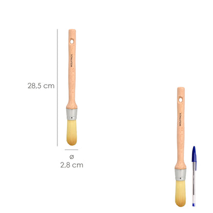 Pincel de ferro com ponteira de ferro Wolfpack nº 6