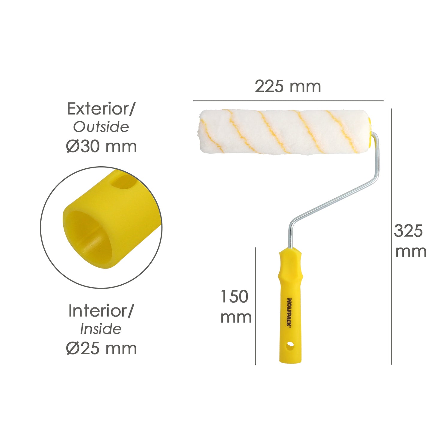 Rodillo Pintar Antigota 220x40 Mm