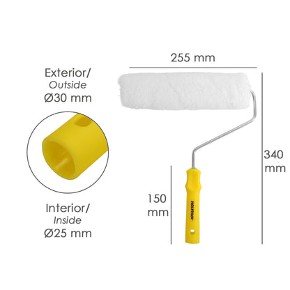 Rodillo Pintura Paredes y Techos Fibra Acrilica Ancho 250 mm. Rodillo Pintar, Rodillo Pintura, Rodillo Esmalte,