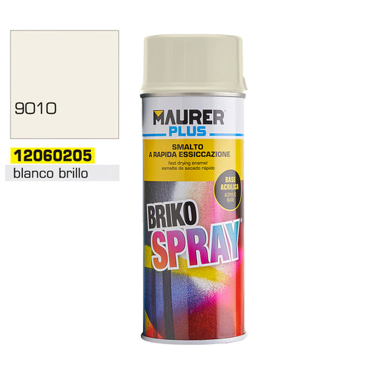 Tinta Spray Branco Brilho Profundo 400 ml.