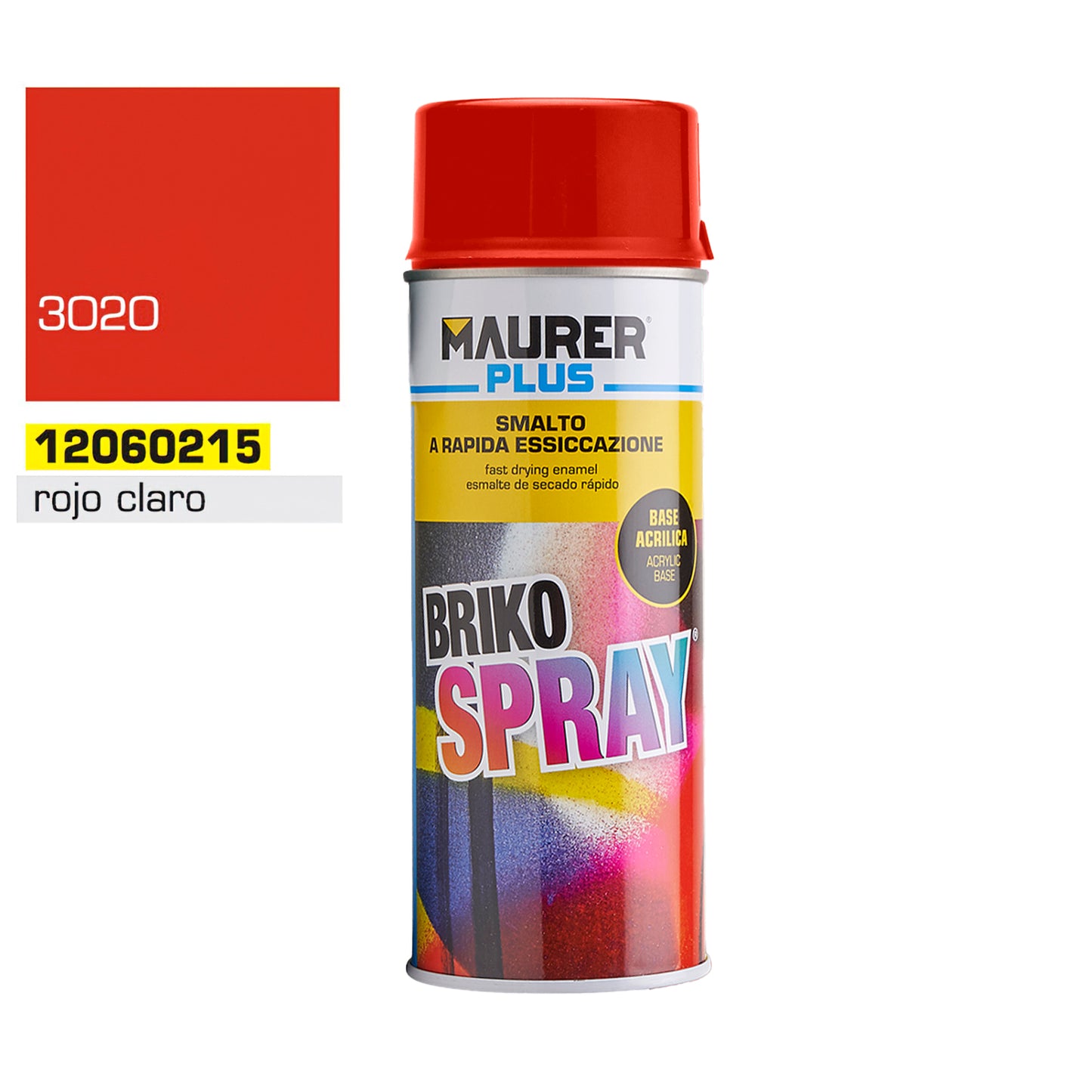 Tinta Spray Vermelho Claro Trânsito 400 ml.