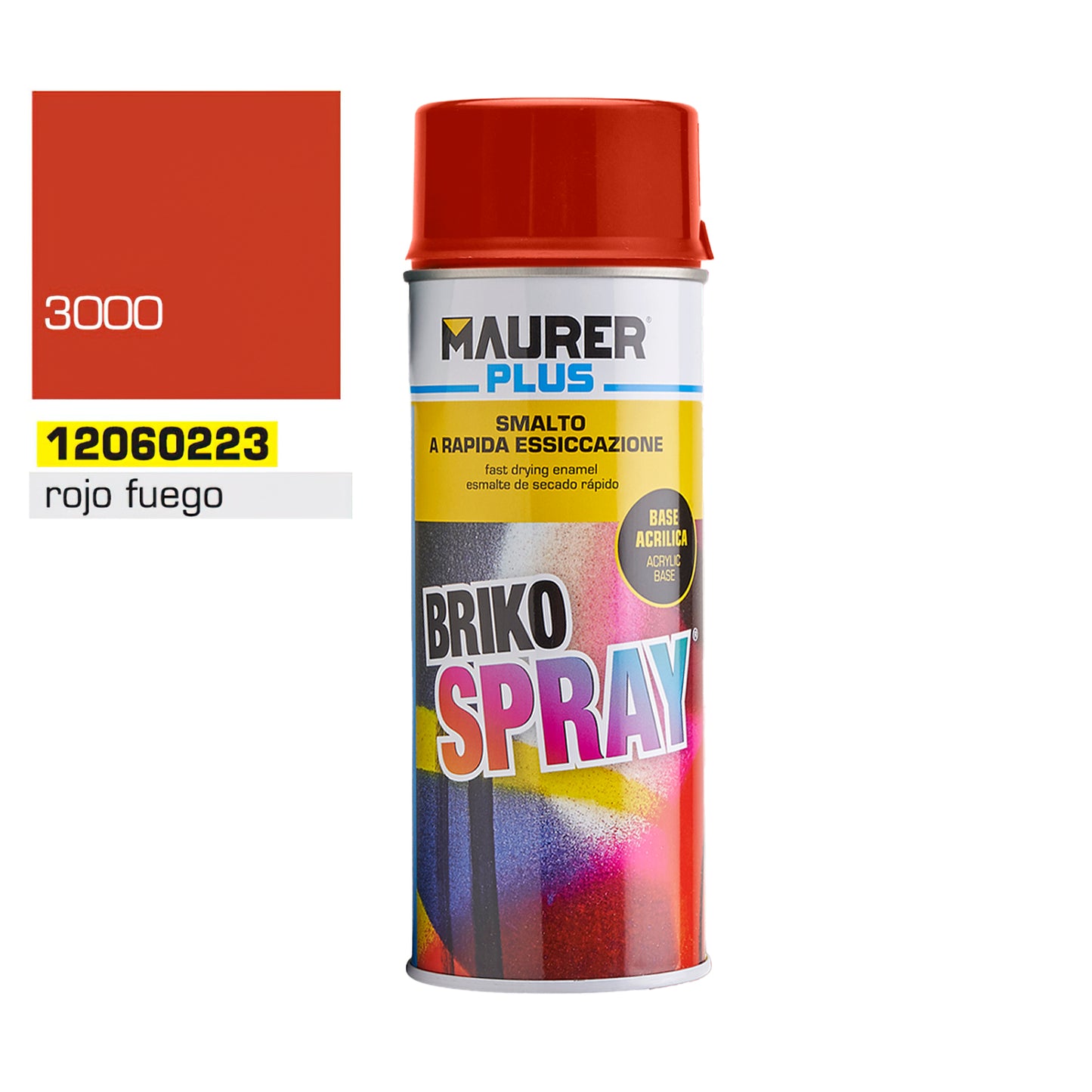 Tinta Spray Vermelho Fogo 400 ml.