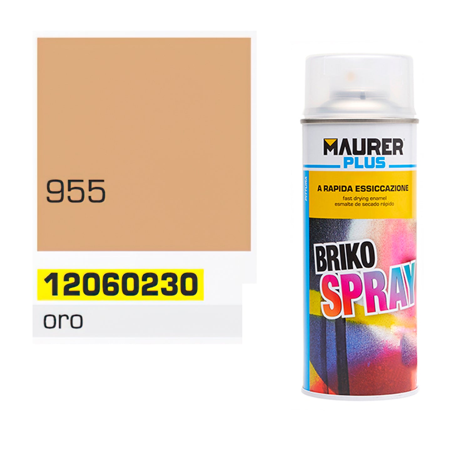 Spray Tinta Ouro 400 ml.
