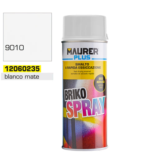 Tinta Spray Branco Mate 400 ml.