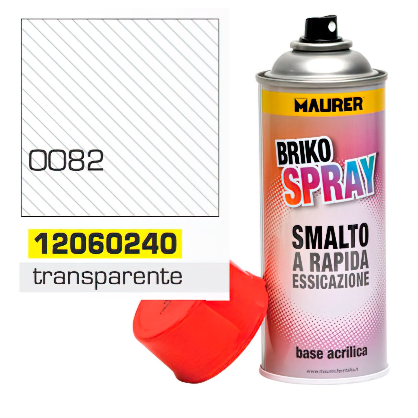 Spray Tinta Brilhante Transparente 400 ml.