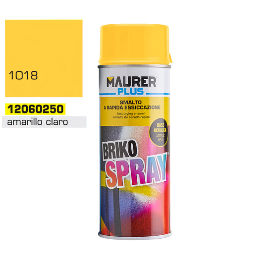 Tinta Spray Amarelo Claro Zinco 400 ml.