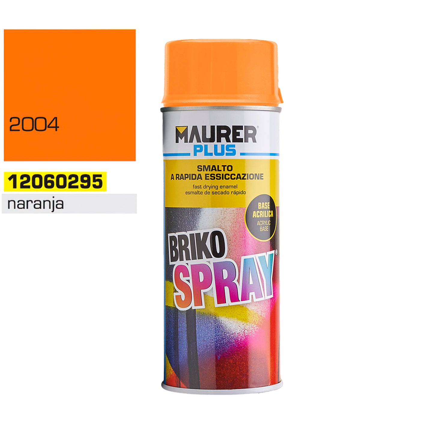 Tinta Spray Laranja Pura 400 ml.