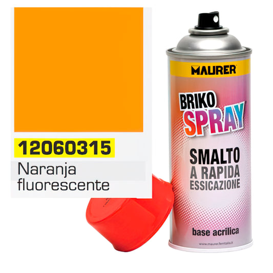 Tinta Spray Laranja Fluorescente 400 ml.