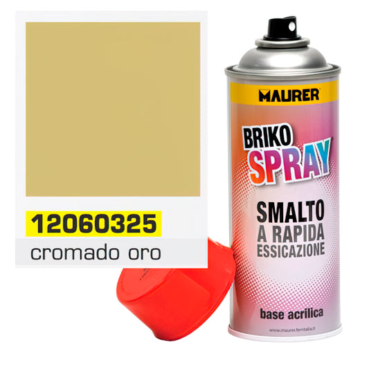 Spray Tinta Cromo Dourado 400 ml.