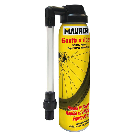 Spray reparador de inflador de roda de bicicleta 100 ml.