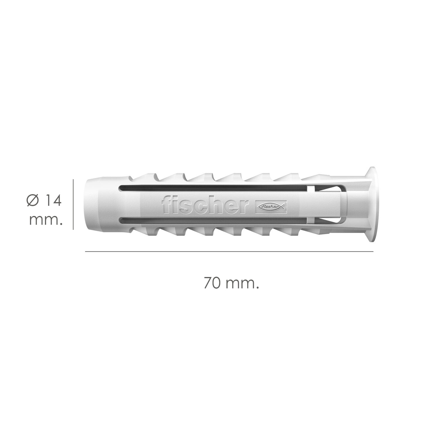 Taco Fischer Sx Plus Ø 14 x 70 mm. (Caja De 20 Piezas)