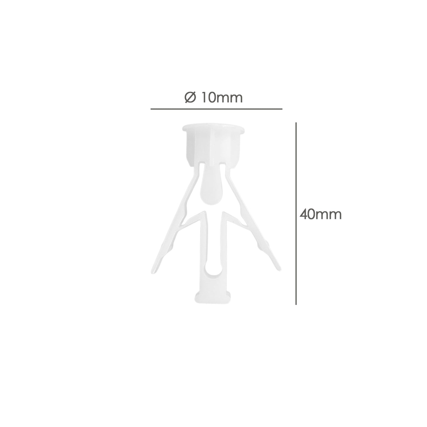 Taco Wolfpack Percha  Nº1 (Corto) 8-9 mm. (Caja de 100 piezas)