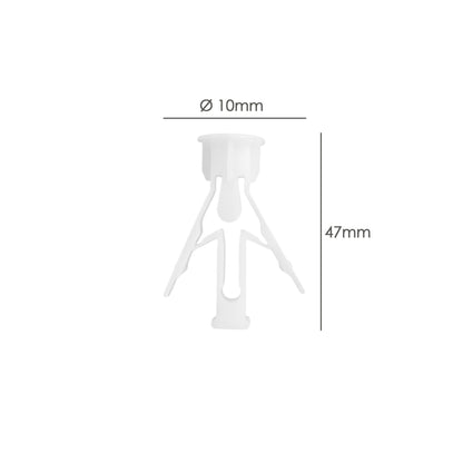 Taco Wolfpack Percha  Nº2 (Largo) 8-9 mm. (Caja de 100 piezas)